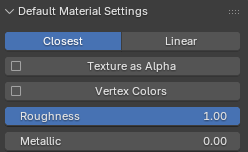 Anvil Texture Settings