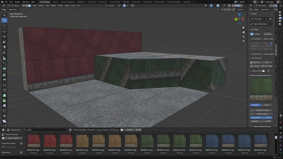 Apply Material UV copying texture alignment across faces