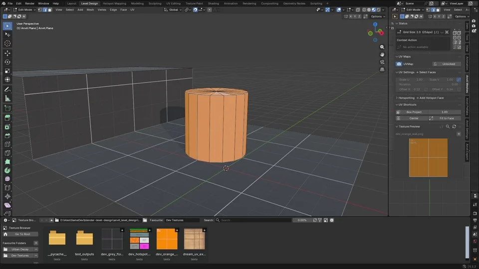 Clip bisecting the active mesh