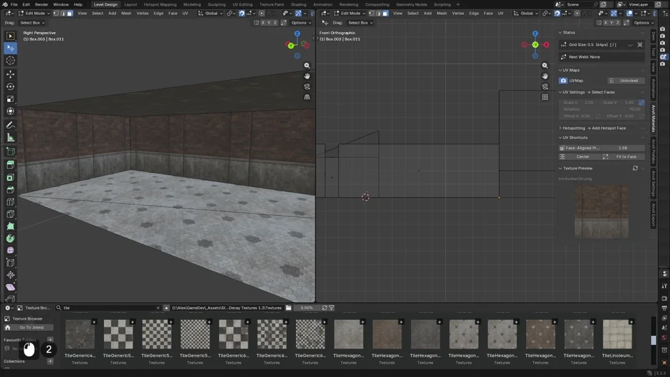 Cube Cut orthographic viewport cut