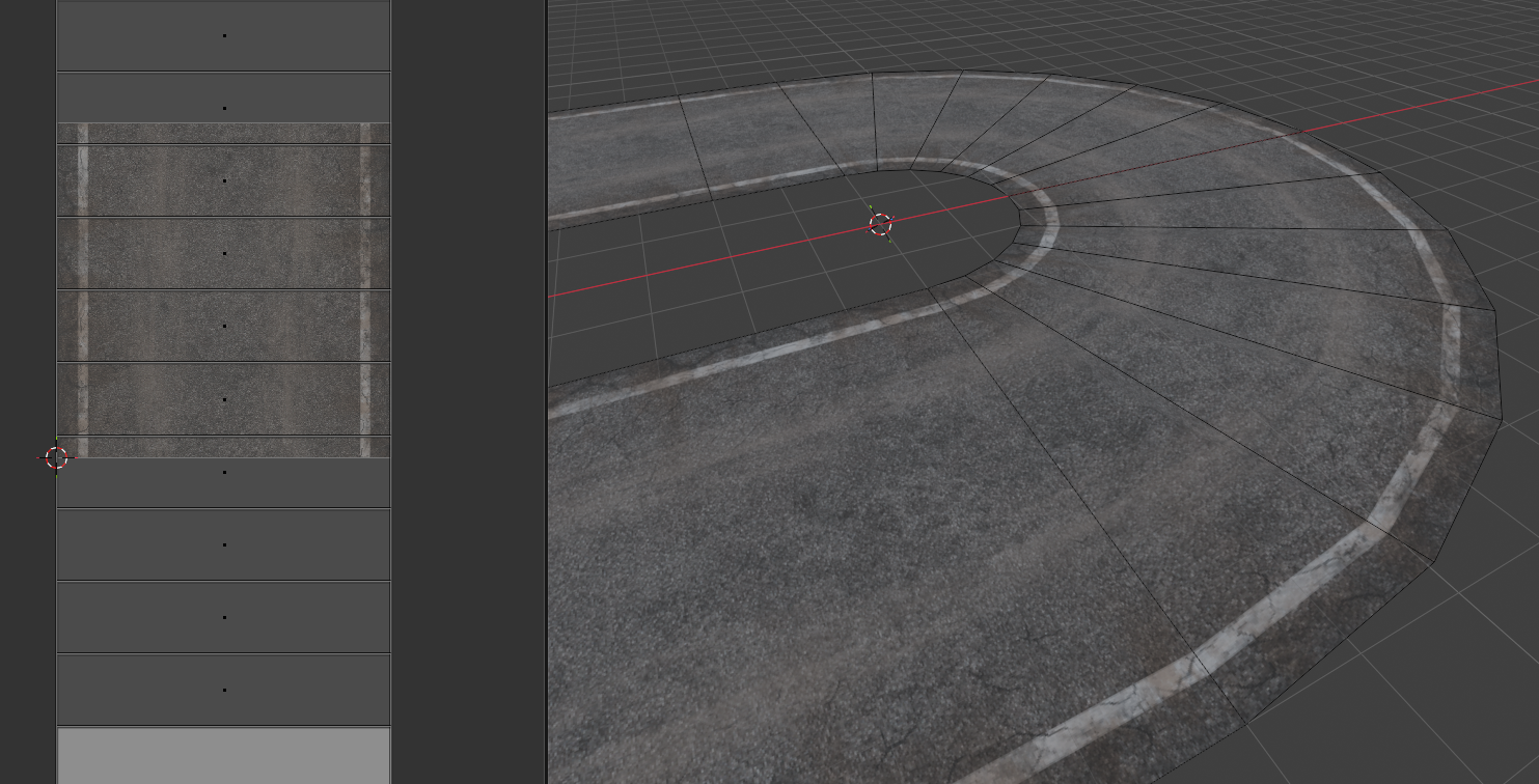 Non grid material.
