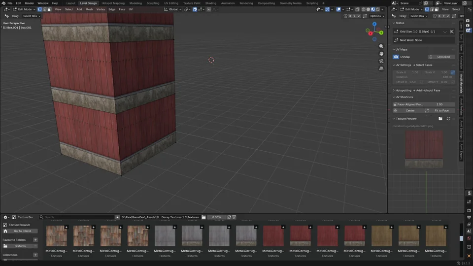 Point selection conforming to a mesh surface in Blender
