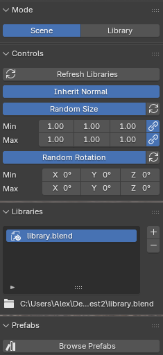 Asset library